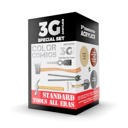 AK - Set de peintures 3gen : Standard Tools All Eras Combo