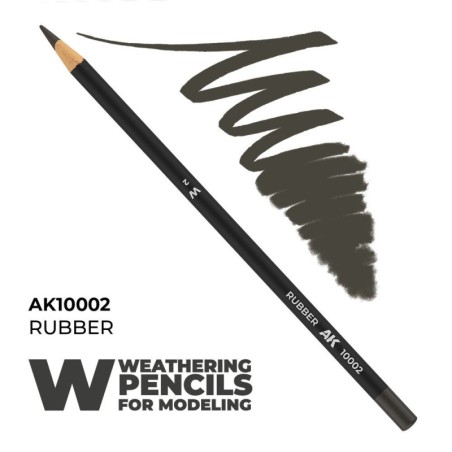 AK - Crayon aquarellable Weathering : Rubber