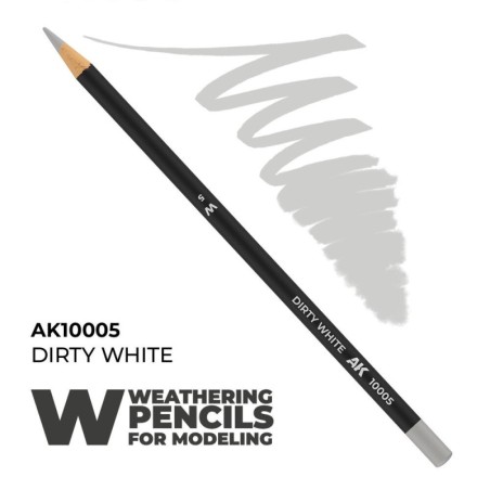 AK - Crayon aquarellable Weathering : Dirty White