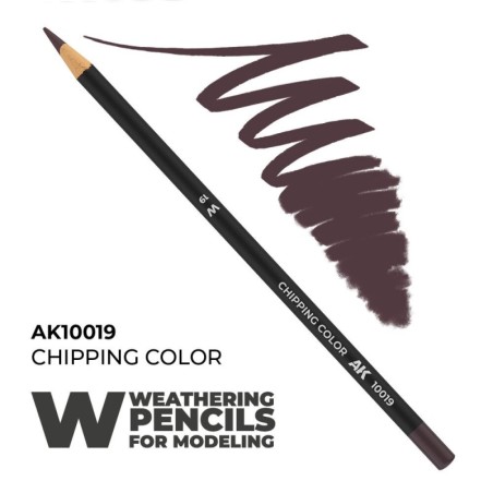 AK - Crayon aquarellable Weathering : Chipping Color