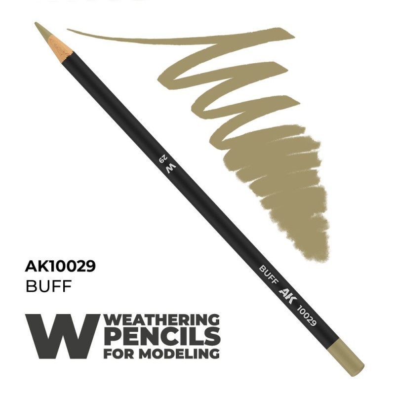 AK - Crayon aquarellable Weathering : Buff