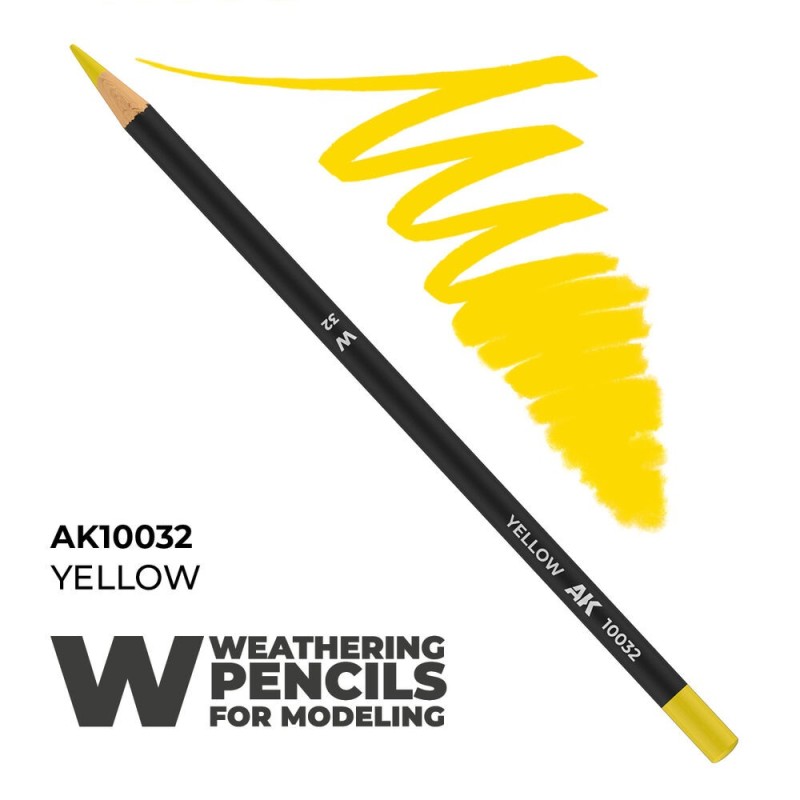 AK - Crayon aquarellable Weathering : Yellow