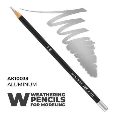 AK - Crayon aquarellable Weathering : Aluminum