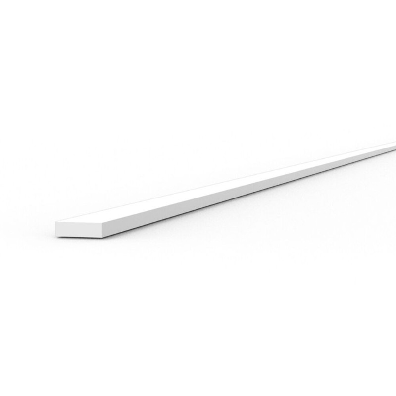 AK - Matériau de modélisme : Strips 0.30 x 1.00 x 350 mm - Styrene Strip