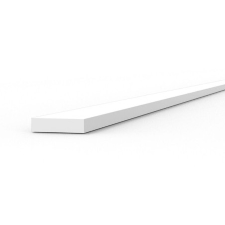 AK - Matériau de modélisme : Strips 0.50 x 2.00 x 350 mm - Styrene Strip