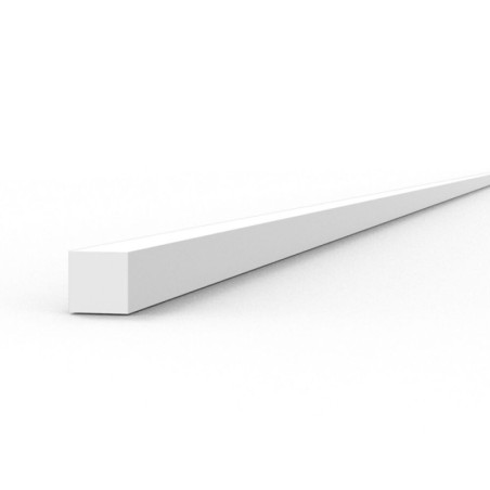 AK - Matériau de modélisme : Strips 1.00 x 1.00 x 350 mm - Styrene Strip