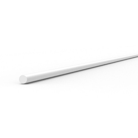 AK - Matériau de modélisme : Rod 0.50 diameter x 350 mm - Styrene Strip