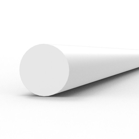 AK - Matériau de modélisme : Rod 3.00 diameter x 350 mm - Styrene Strip