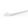 AK - Matériau de modélisme : Half cane 2.00 x 350 mm - Styrene Strip