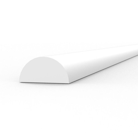 AK - Matériau de modélisme : Half cane 3.00 x 350 mm - Styrene Strip