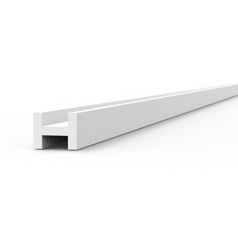 AK - Matériau de modélisme : Beams I Shape 1.5 x 1.2 x 350 mm x 4units Styrene