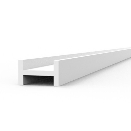 AK - Matériau de modélisme : Beams I Shape 2.5 x 1.5 x 350 mm x 4 units Styrene