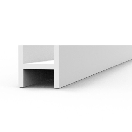 AK - Matériau de modélisme : Beams H Shape 2.5 x 2.5 x 350 mm x 4 units Styrene