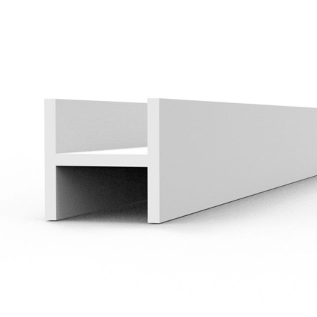 AK - Matériau de modélisme : Beams H Shape 3.0 x 3.0 x 350 mm x 3 units Styrene