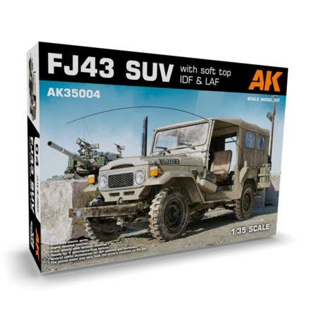 AK - Kit de modélisme : FJ43 Suv with Soft top IDF & Laf