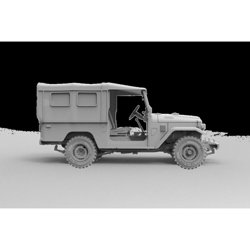  AK - Kit de modélisme : FJ43 Suv with Soft top IDF & Laf
