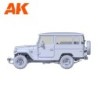  AK - Kit de modélisme : FJ43 Suv with Hard top