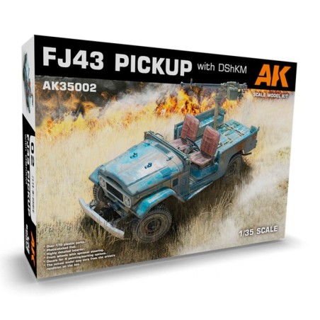 AK - Kit de modélisme : FJ43 Pickup with DShKM