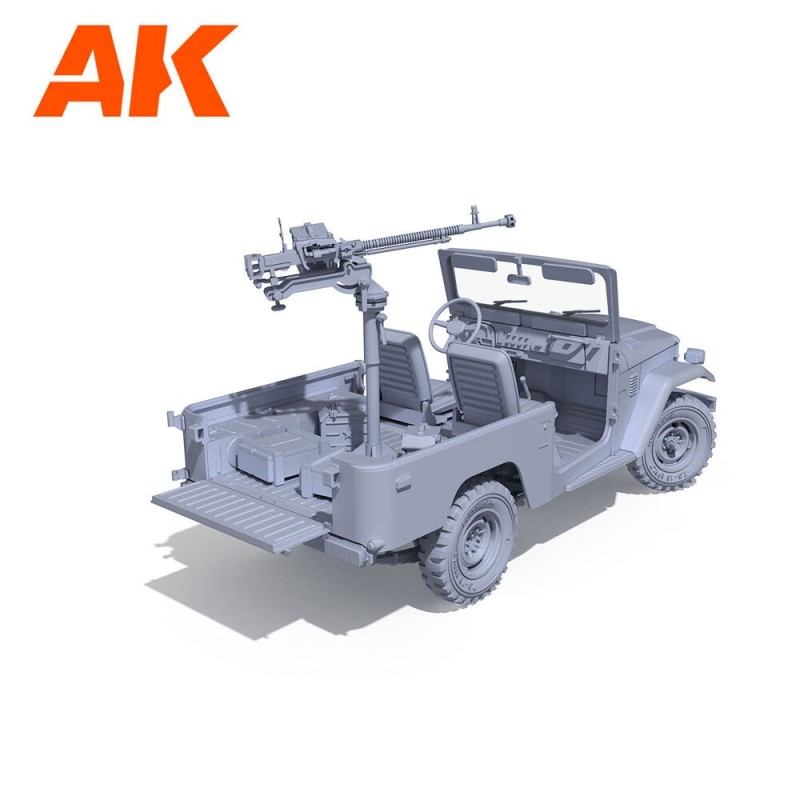  AK - Kit de modélisme : FJ43 Pickup with DShKM