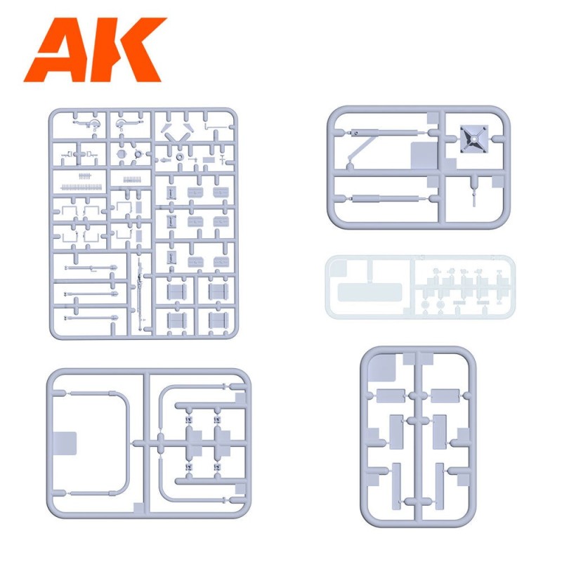  AK - Kit de modélisme : FJ43 Pickup with DShKM