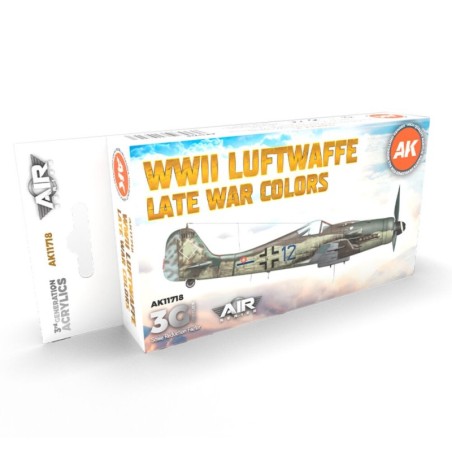 AK - Set de peintures 3gen : WWII Luftwaffe Late War Colors