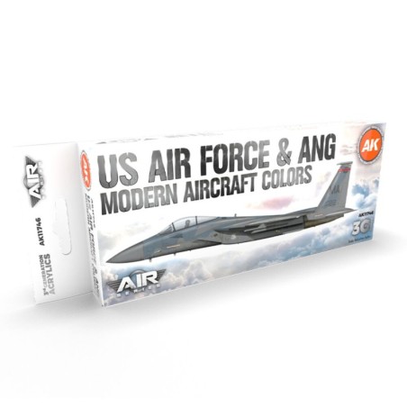 AK - Set de peintures 3gen : US Air Force & Ang Modern Aircraft Colors