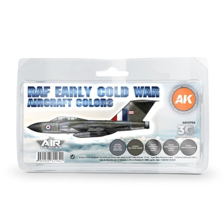 AK - Set de peintures 3gen : Early Cold War RAF Aircraft Colors