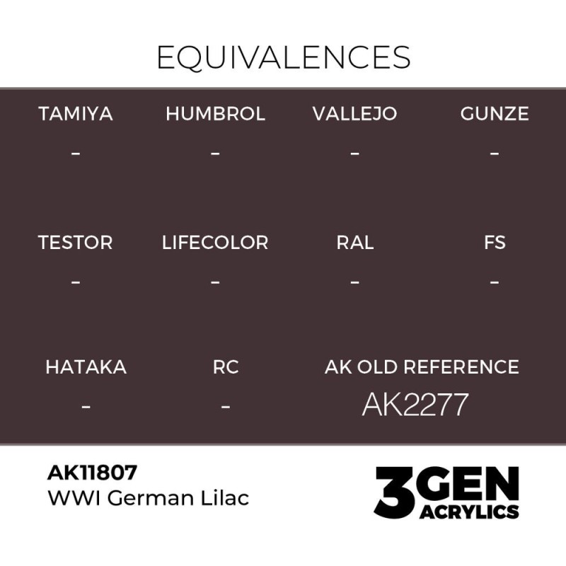  AK - Peinture 3gen : WWI German Lilac