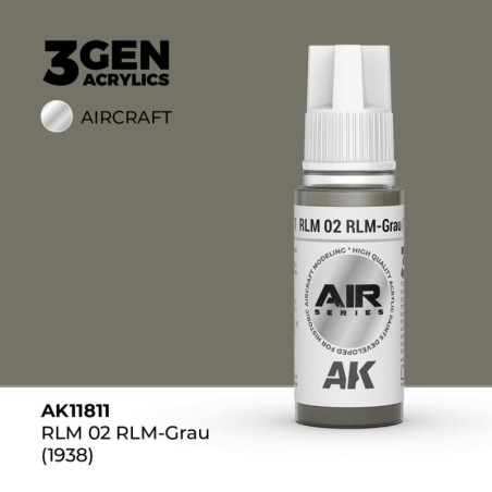 AK - Peinture 3gen : RLM 02 RLM - Grau (1938)