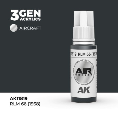 AK - Peinture 3gen : RLM 66 (1938)
