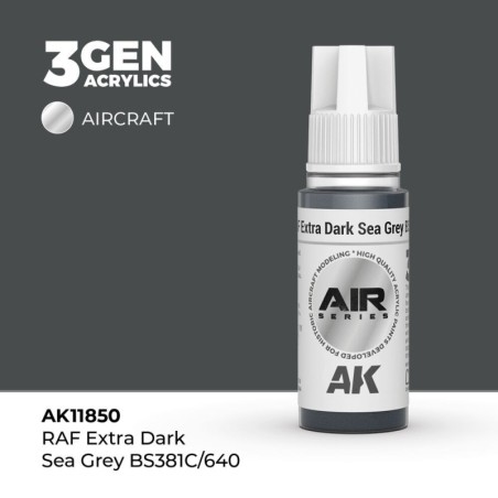 AK - Peinture 3gen : RAF Extra Dark Sea Grey Bs381c/640