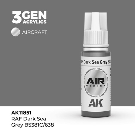AK - Peinture 3gen : RAF Dark Sea Grey Bs381c/638