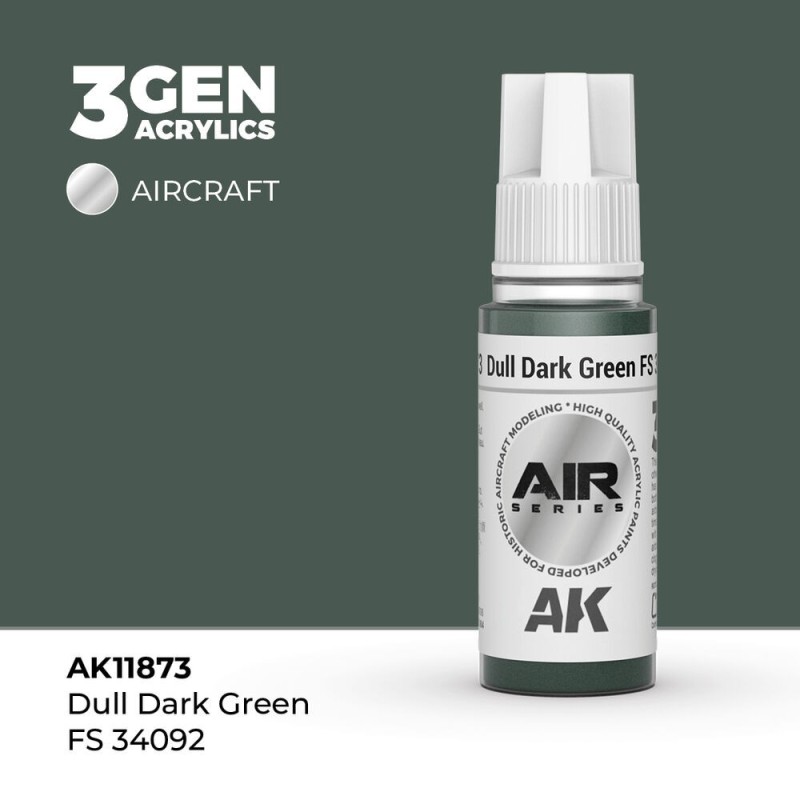 AK - Peinture 3gen : Dull Dark Green FS 34092