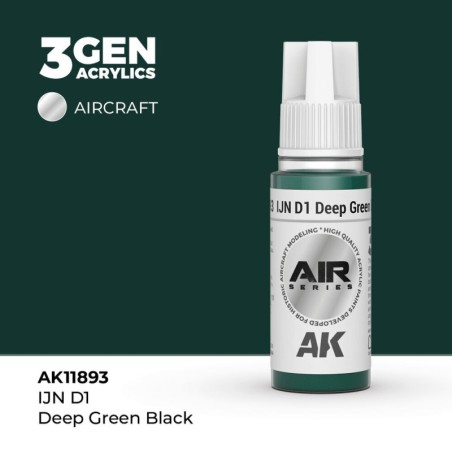 AK - Peinture 3gen : IJN D1 Deep Green Black