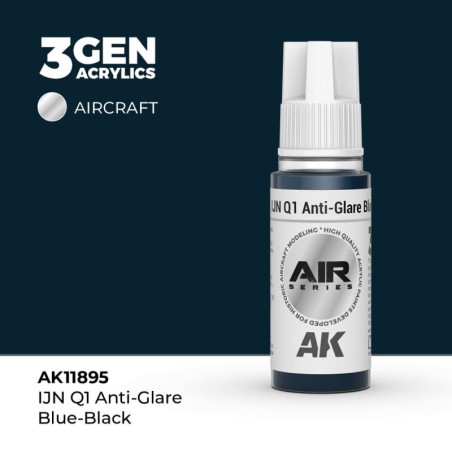 AK - Peinture 3gen : IJN Q1 Anti - Glare Blue - Black