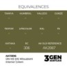  AK - Peinture 3gen : IJN M3 (M) Mitsubishi Interior Green