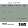  AK - Peinture 3gen : Grey - Blue 1920s - 1930s