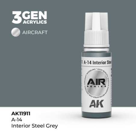 AK - Peinture 3gen : A - 14 Interior Steel Grey