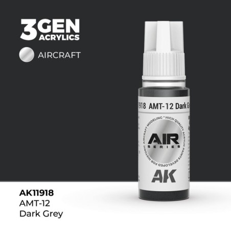 AK - Peinture 3gen : Amt - 12 Dark Grey