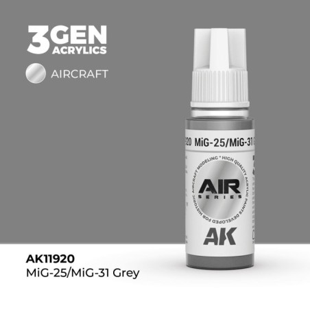AK - Peinture 3gen : MiG - 25/MiG - 31 Grey