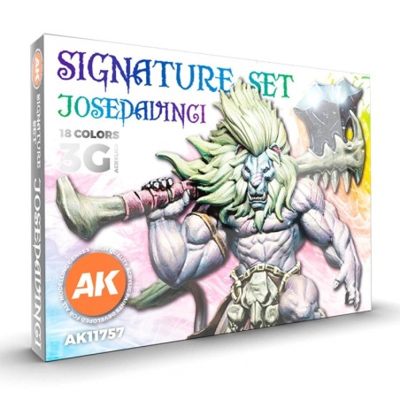 AK - Set de peintures 3gen : Signature - Josedavinci