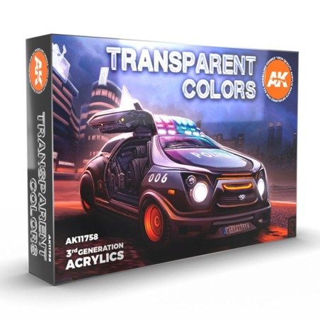 AK - Set de peintures 3gen : Transparent Colors