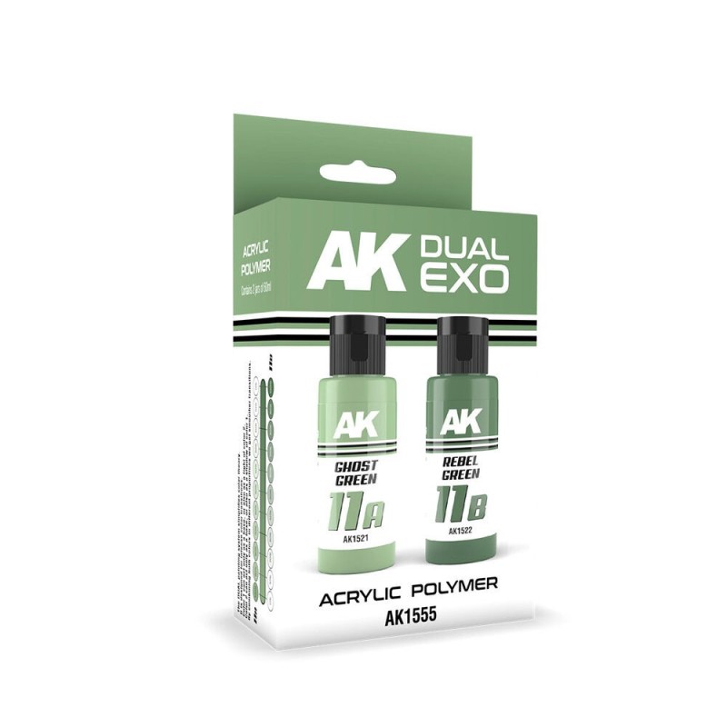 AK - Ghost Green & Rebel Green Dual Exo 11