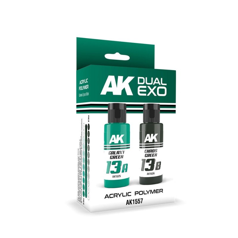 AK - Galaxy Green & Chaos Green Dual Exo 13