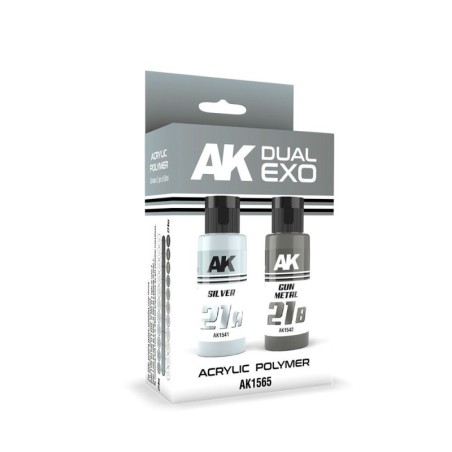 AK - Silver & Gun Metal Dual Exo 21