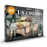 AK - Set de peintures 3gen : WWII & Modern US Colors - Signature By Adam Wilder