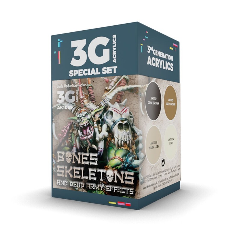 AK - Wargame Color . Bones And Skeletons.
