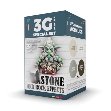 AK - Wargame Color . Stone And Rock Effects.