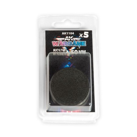 AK - Peinture 3gen : Plastic Wargame Bases. Round Base 50 mm