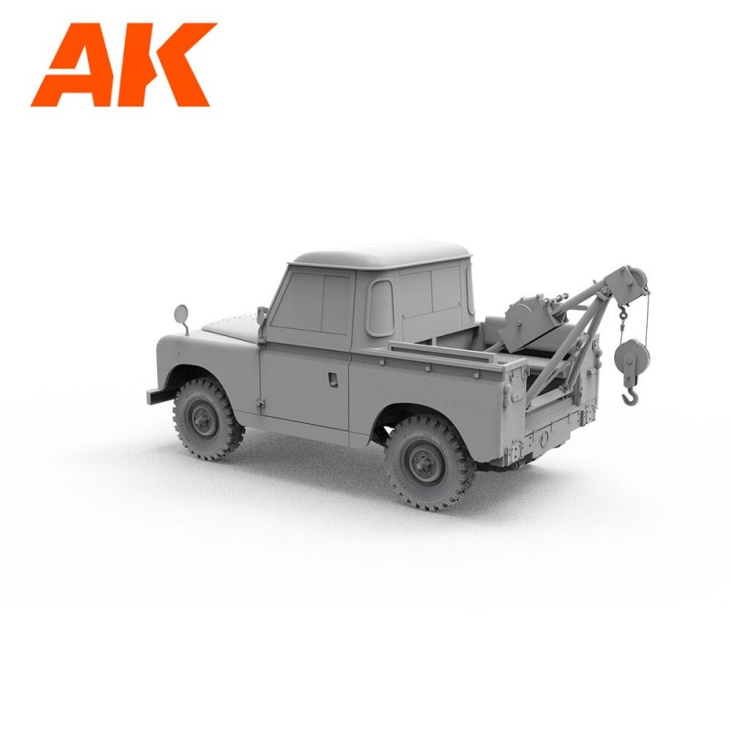  AK - Kit de modélisme : Land Rover 88 Series Iia - Crane / Tow Truck 1/35